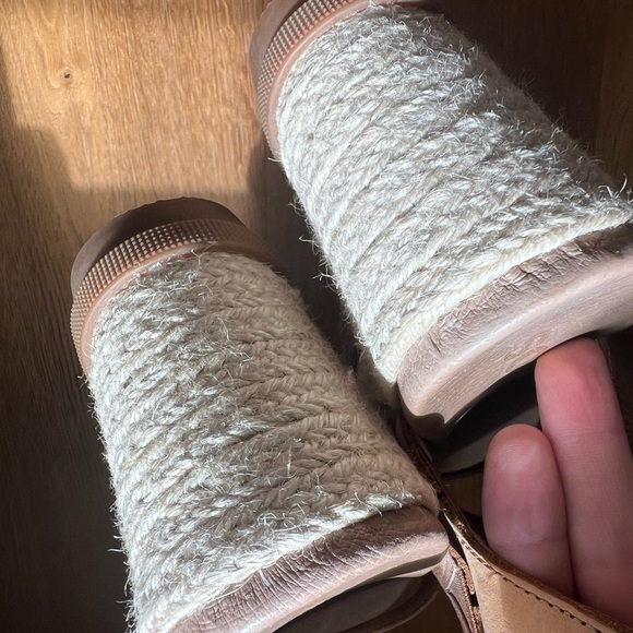 Sorel Tan Wedge Sandals - Picture 7 of 9